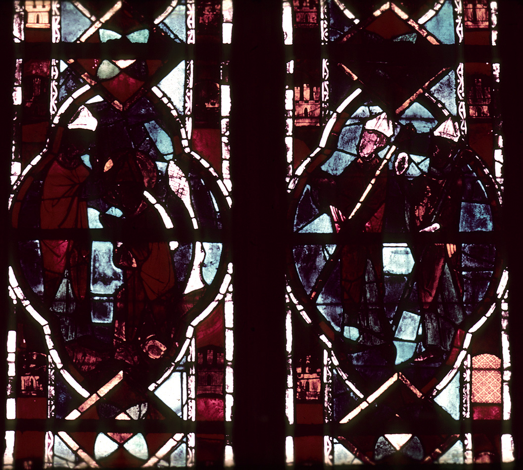 Clerestory, window 6, section B2, C2