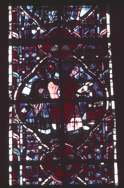 Windows, choir, north, bay 4, lancet 4, zone 4