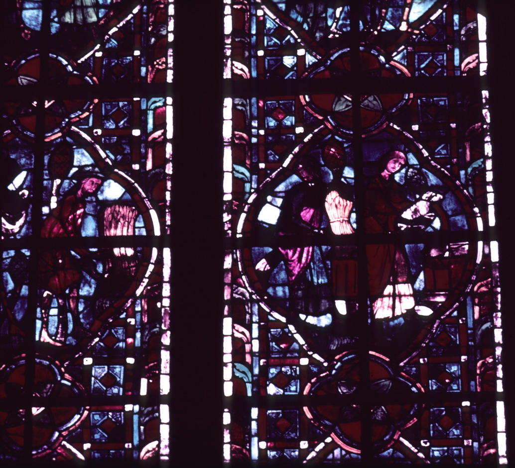 Clerestory, window 4, section D4