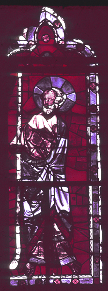 Windows, choir, triforium, south, bay 2, lancet 3