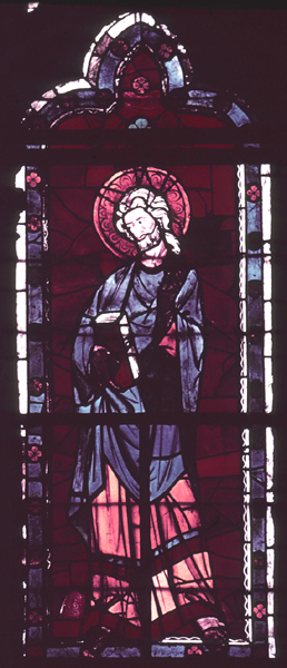 Windows, choir, triforium, south, bay 2, lancet 1