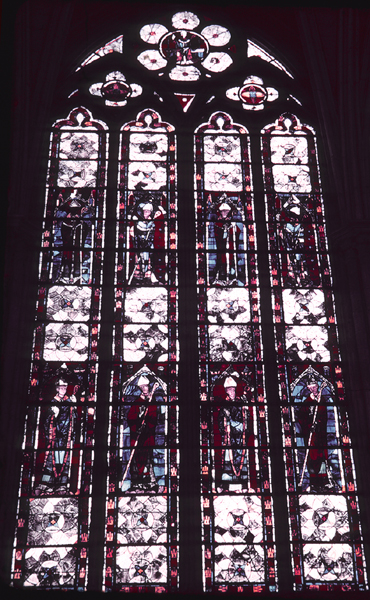 Windows, choir, north, bay 3