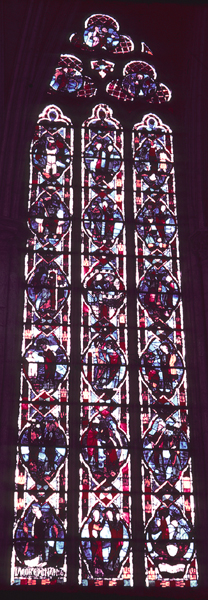 Windows, choir, north, bay 2