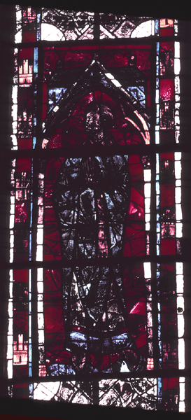 Windows, choir, south, bay 3, lancet 1, zone 1