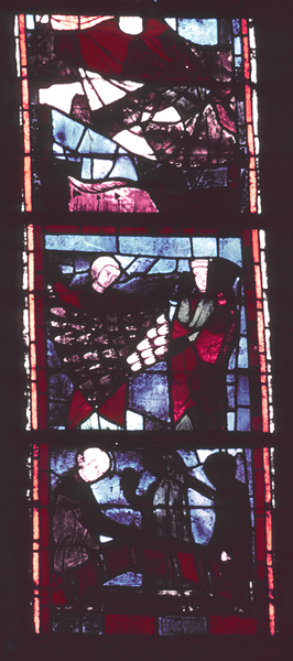 Windows, choir, south, bay 1, lancet 2, zone 1