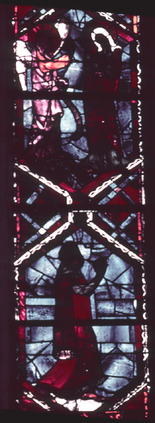 Windows, choir, south, bay 1, lancet 1, zones 1-2