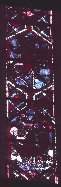 Windows, choir, south, bay 1, lancet 3, zones 3-4