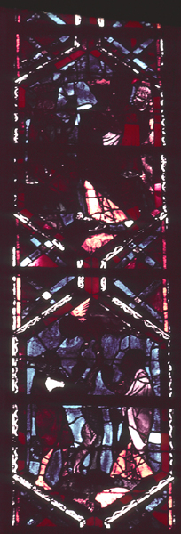 Windows, choir, south, bay 1, lancet 1, zones 3-4