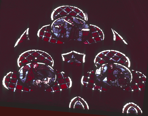 Windows, choir, south, bay 1, tracery