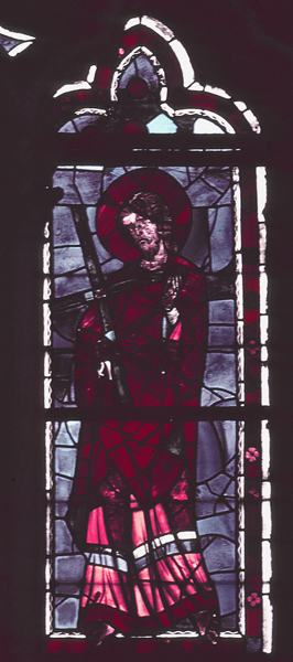 Windows, choir, triforium, south, bay 1, lancet 3