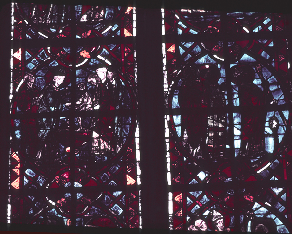 Windows, choir, south, bay 4, lancets 3-4, zone 4