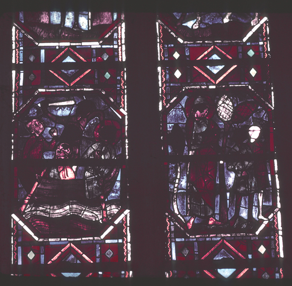 Windows, choir, south, bay 7, lancets 1-2, zone 3