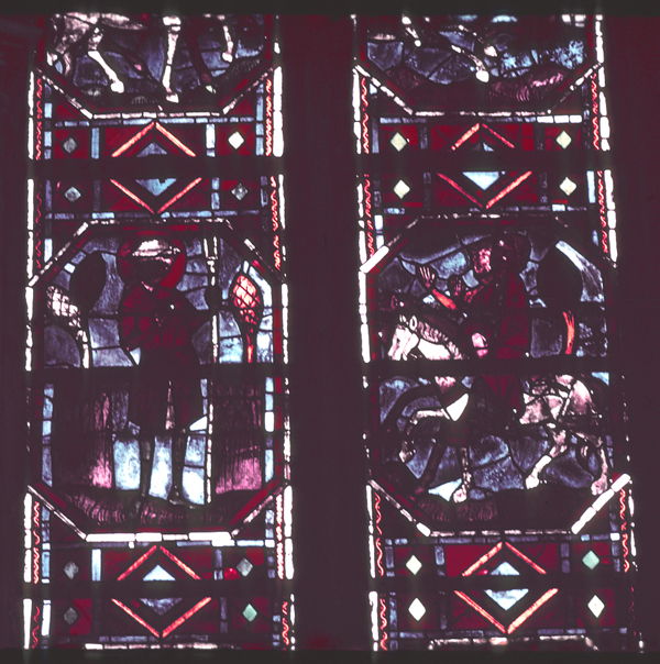 Windows, choir, south, bay 7, lancets 1-2, zone 4