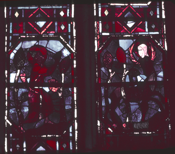 Windows, choir, south, bay 7, lancets 3-4, zone 1