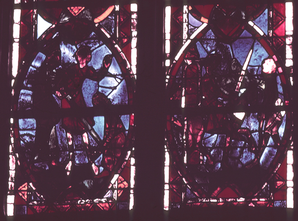Windows, choir, south, bay 2, lancets 1-2, zone 1
