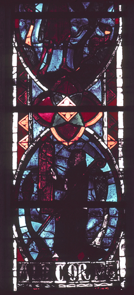 Windows, choir, south, bay 2, lancet 3, zone 1
