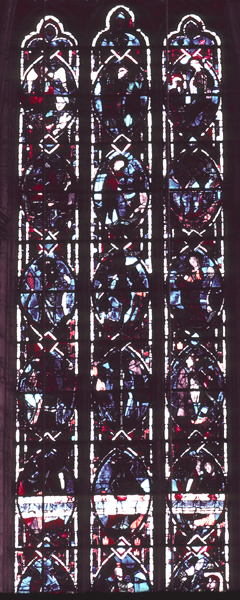 Windows, choir, central bay