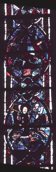 Windows, choir, north, bay 1, lancet 3, zones 3-4