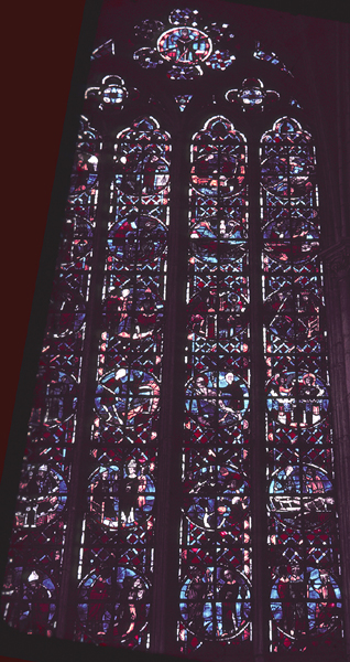 Windows, choir, north, bay 6