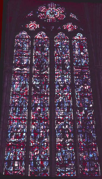 Windows, choir, south, bay 6