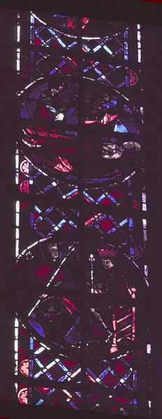 Windows, choir, north, bay 6, lancet 4, zones 4-5