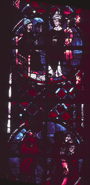 Windows, choir, north, bay 6, lancet 2, zones 1-2