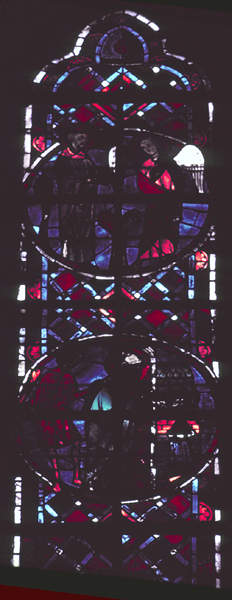 Windows, choir, north, bay 6, lancet 1, zones 5-6
