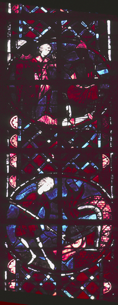 Windows, choir, north, bay 6, lancet 2, zones 3-4