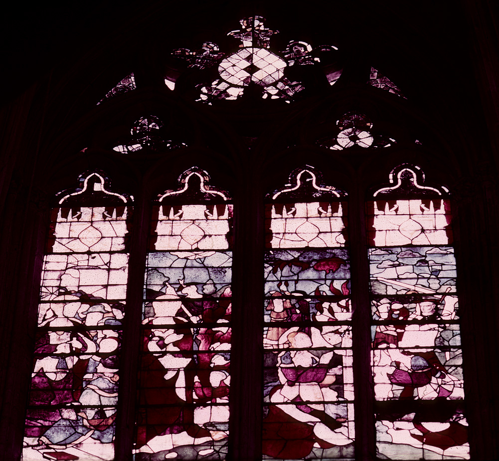 Choir, window M-B, top