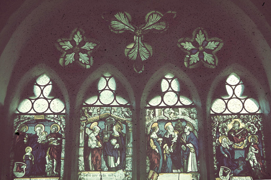 Window in needlepoint