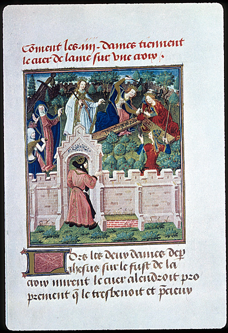 Personifications of Virtues, Heart Nailed to Cross