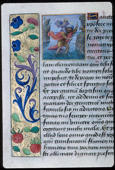 Christopher of Lycia, Carrying Christ Child