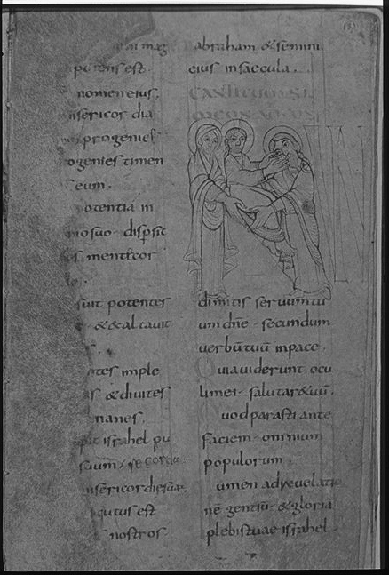 Corbie Psalter, early 9th century, fol. 137r
