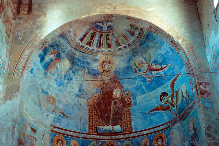 Maiestas Domini, apse fresco, Sant'Angelo in Formis, Italy