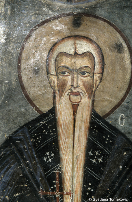 Fresco, St. Euthyme, detail