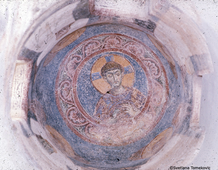 Fresco, southwest chapel, dome, showing Christ: as High Priest
