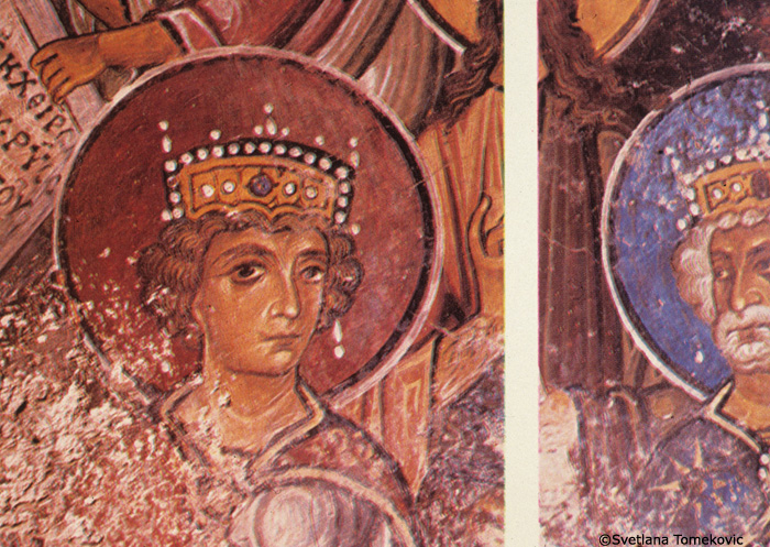 Fresco, Anastasis (detail)