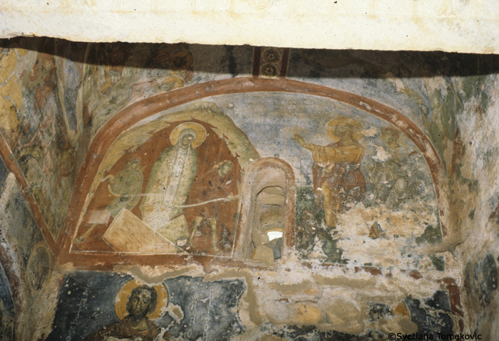 Fresco showing Raising of Lazarus?