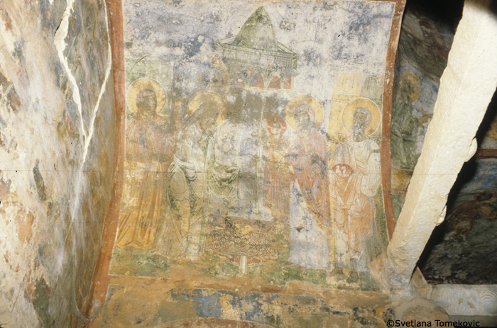 Fresco showing Presentation in the Temple