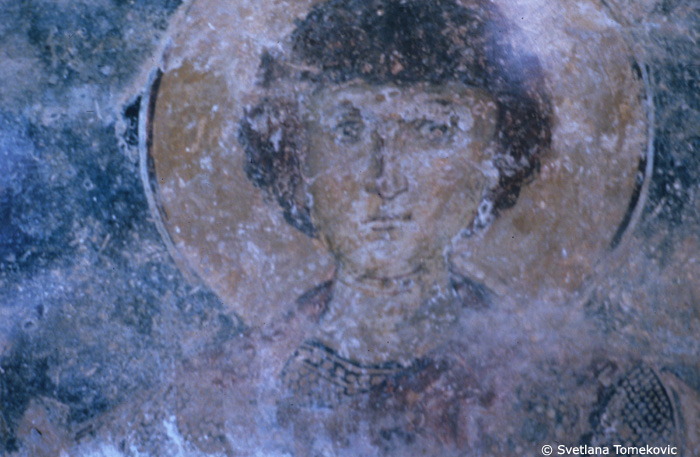 Fresco showing Angel