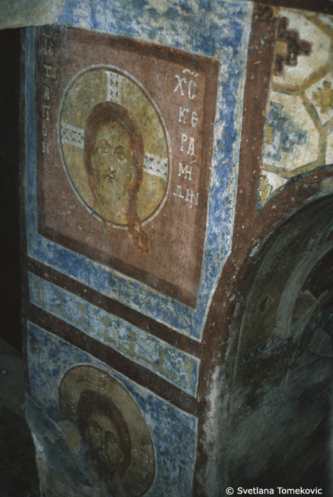 Fresco showing Christ