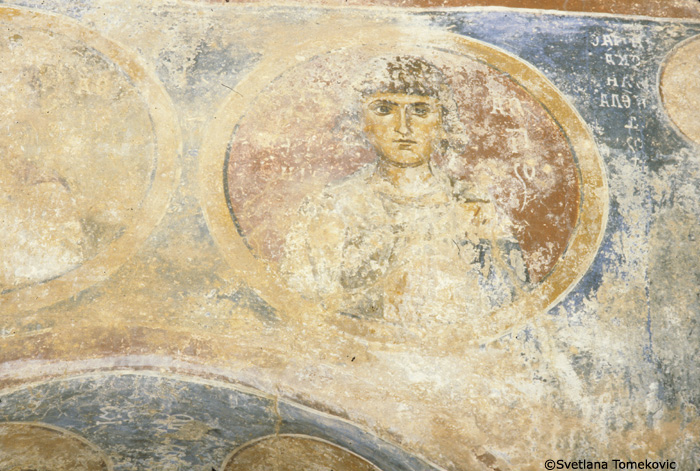 Fresco near entrance