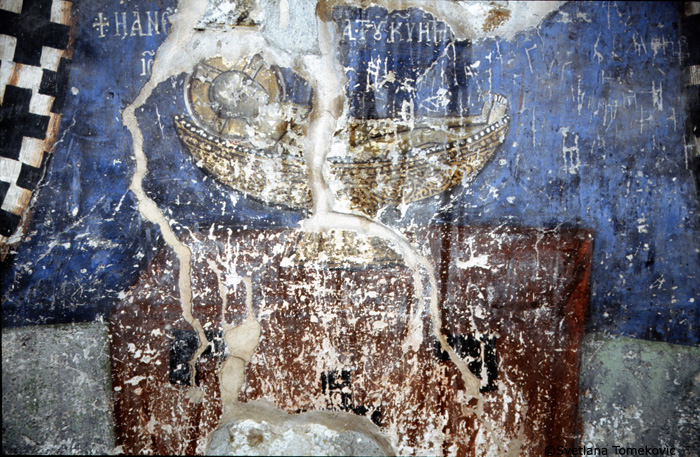 Fresco showing Amnos