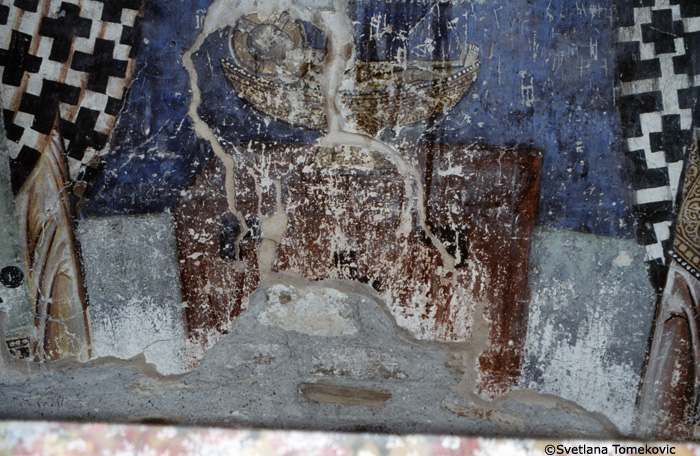 Fresco showing Amnos