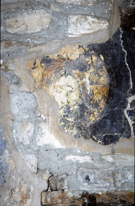 Fresco,south side showing Christ (detail)