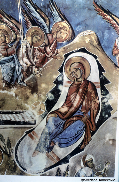 Naos, West Bay, South Side, Fresco, Nativity