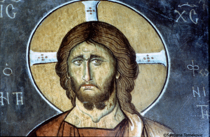 Naos, East Bay, East Wall, Fresco, Christ Antiphonites