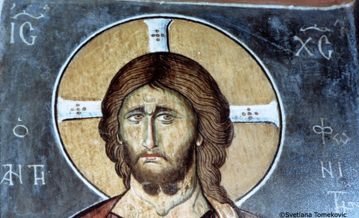 Naos, East Bay, East Wall, Fresco, Christ Antiphonites