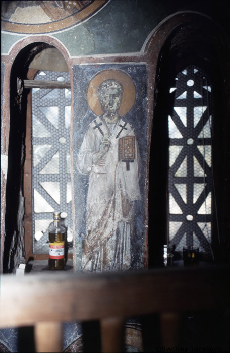 Sanctuary, Apse, Wall, Fresco, Apostle Barnabas