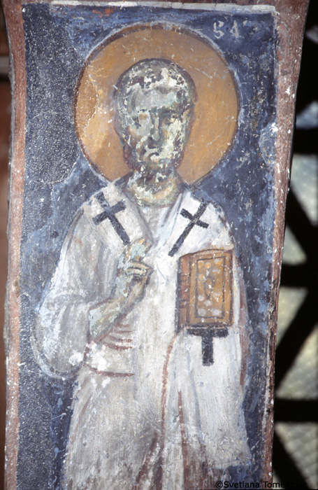 Sanctuary, Apse, Wall, Fresco, Apostle Barnabas